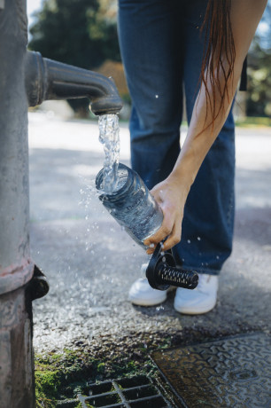 Бутылка-фильтр Katadyn BeFree AC Bottle 0.7 л Smoke