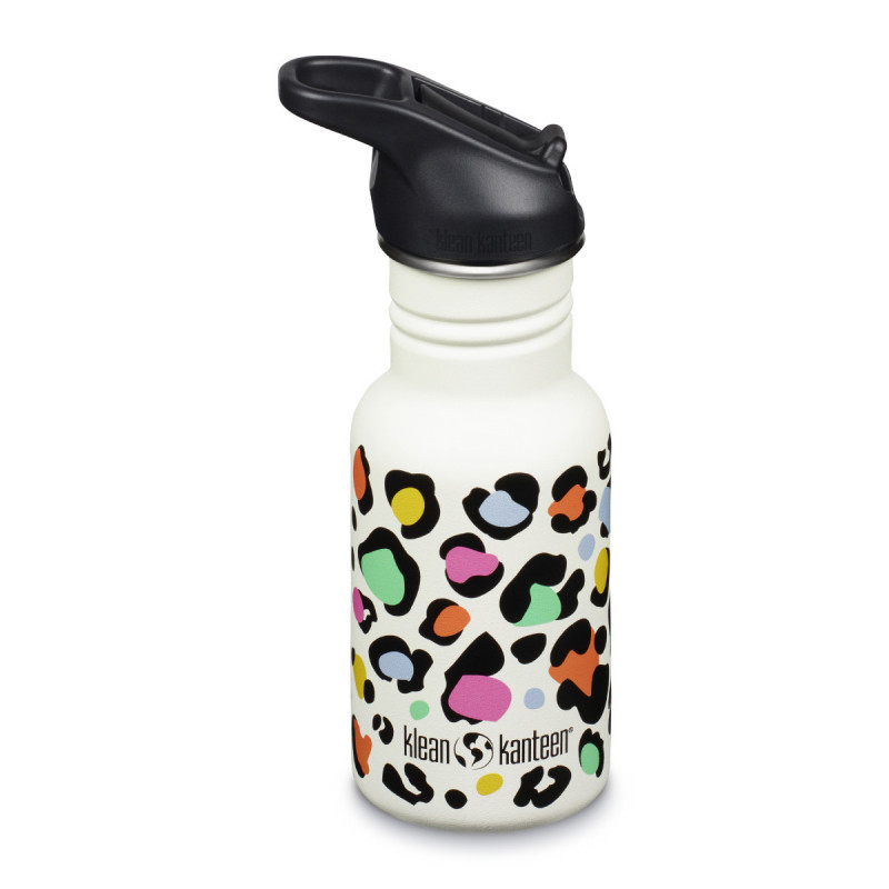 Детская бутылка для воды Kid Kanteen Classic Flip Sport 355 мл Leopard Print