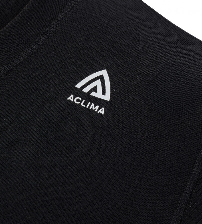 Термокофта чол. Aclima WarmWool Crewneck M's Jet Black L