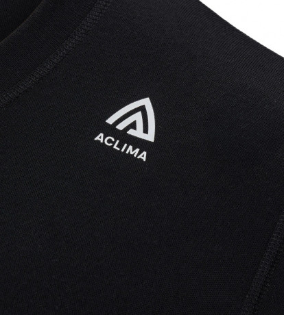 Термокофта чол. Aclima WarmWool Crewneck M's Jet Black XS