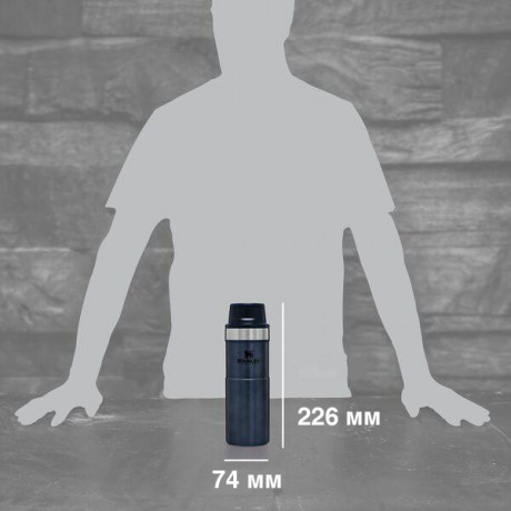 Термокружка Stanley Classic Trigger-Action Travel Mug 0.47 л Matte Black Термокружка Stanley Classic Trigger-Action Travel Mug 0.47 л Matte Black