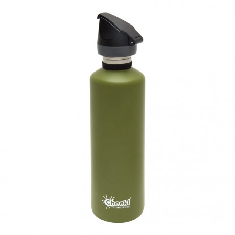 Спортивная бутылка для воды Cheeki Single Wall Active Bottle 750 мл Khaki Спортивная бутылка для воды Cheeki Single Wall Active Bottle 750 мл Khaki