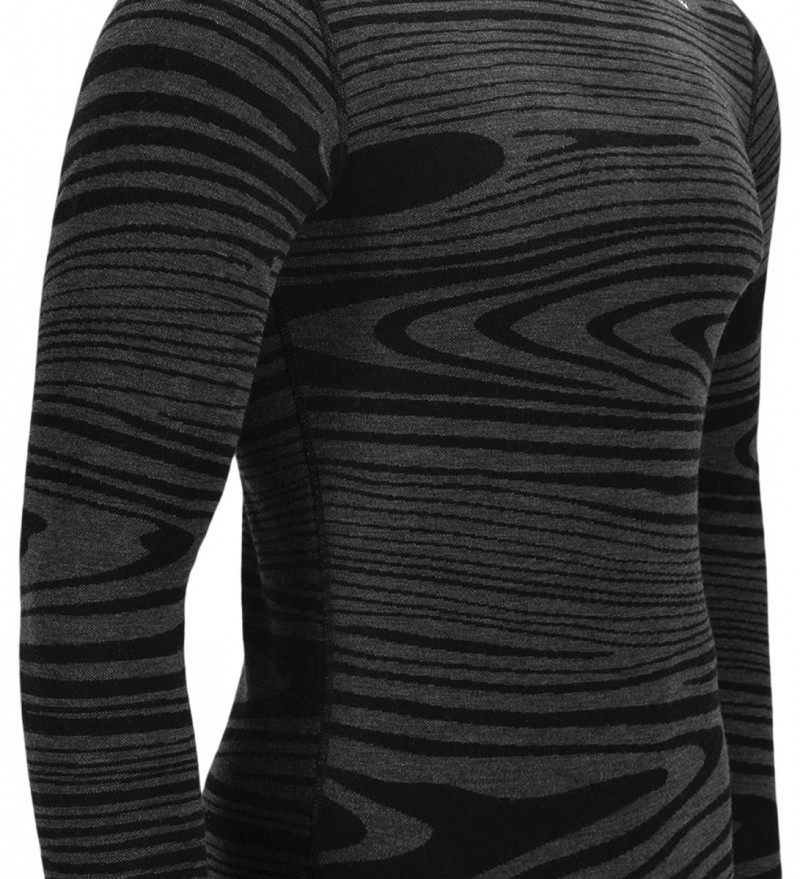 Термокофта муж. Aclima WarmWool 200 Roll Neck M's Black Motion L