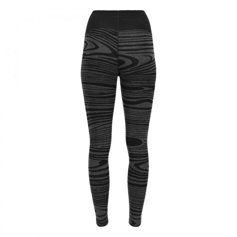 Термоштаны жен. Aclima WarmWool 200 Longs High Waist высокая посадка Black Motion XL