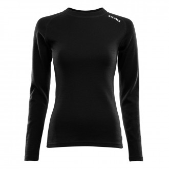 Термокофта жен. Aclima WarmWool 200 Crew Neck Women Jet Black XL