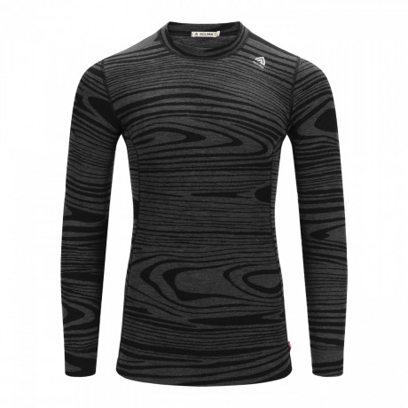 Термокофта муж. Aclima WarmWool 200 Crew Neck M's Black Motion M Термокофта муж. Aclima WarmWool 200 Crew Neck M's Black Motion M