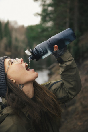 Бутылка-фильтр Katadyn BeFree AC Bottle 0.9 л Smoke