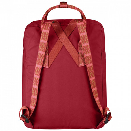 Рюкзак Fjallraven Kanken 16 л Deep Red/Folk Pattern