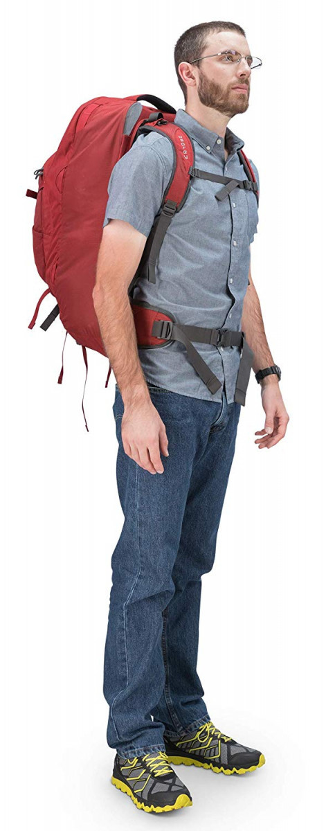 Рюкзак-сумка Osprey Farpoint M/L 55 л Jasper Red