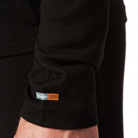 Термокофта муж. Icebreaker 200 BF Mondo Zip Men Black M Термокофта муж. Icebreaker 200 BF Mondo Zip Men Black M