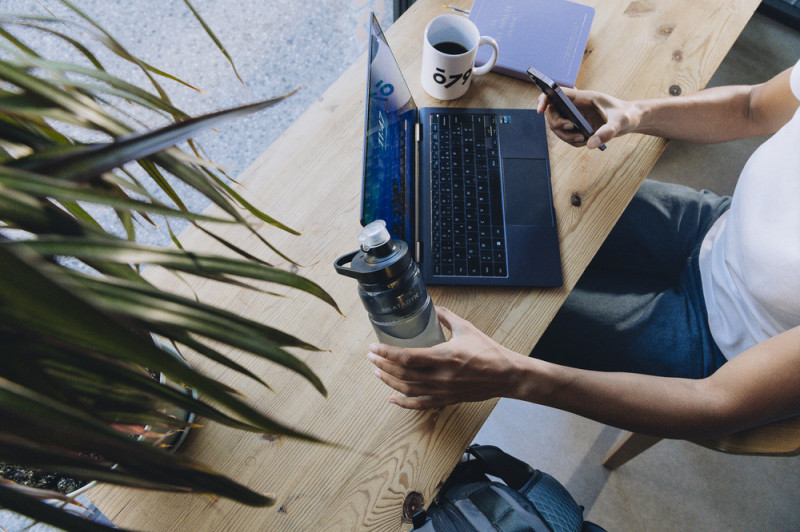 Бутылка-фильтр Katadyn BeFree AC Bottle 0.7 л Smoke