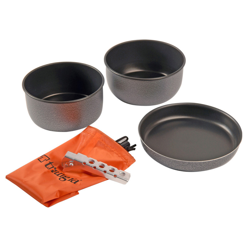 Набор посуды Trangia Tundra I 1.75 / 1.5 л (два котелка, сковорода, ручка, чехол)