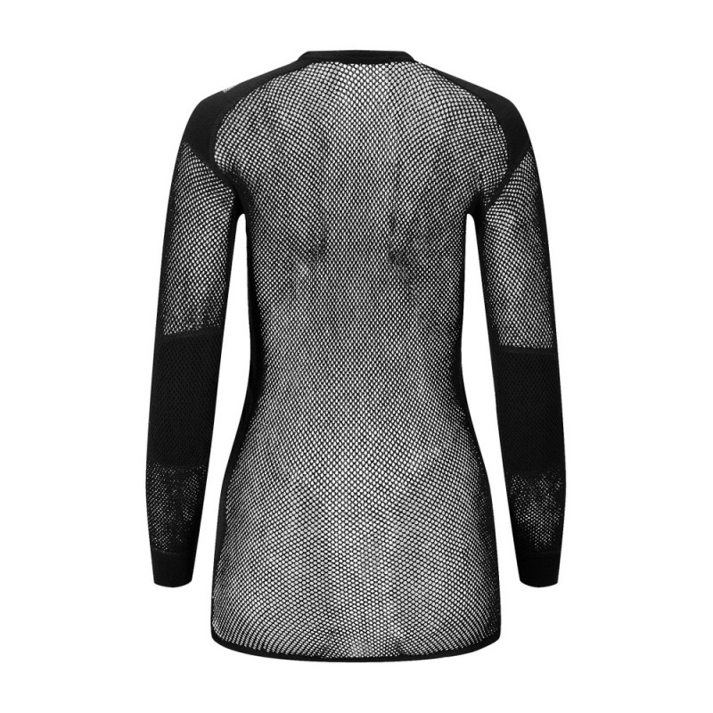 Термокофта жін. Aclima WoolNet 120 Crew Neck W's Jet Black XS