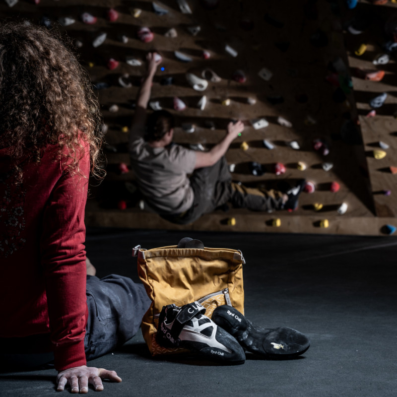 Мешочек для магнезии Red Chili Chalk Bag Boulder Reactor Желтый