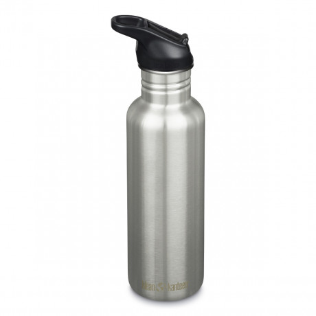 Спортивная бутылка для воды Klean Kanteen Classic Flip Sport 800 мл Brushed Stainless